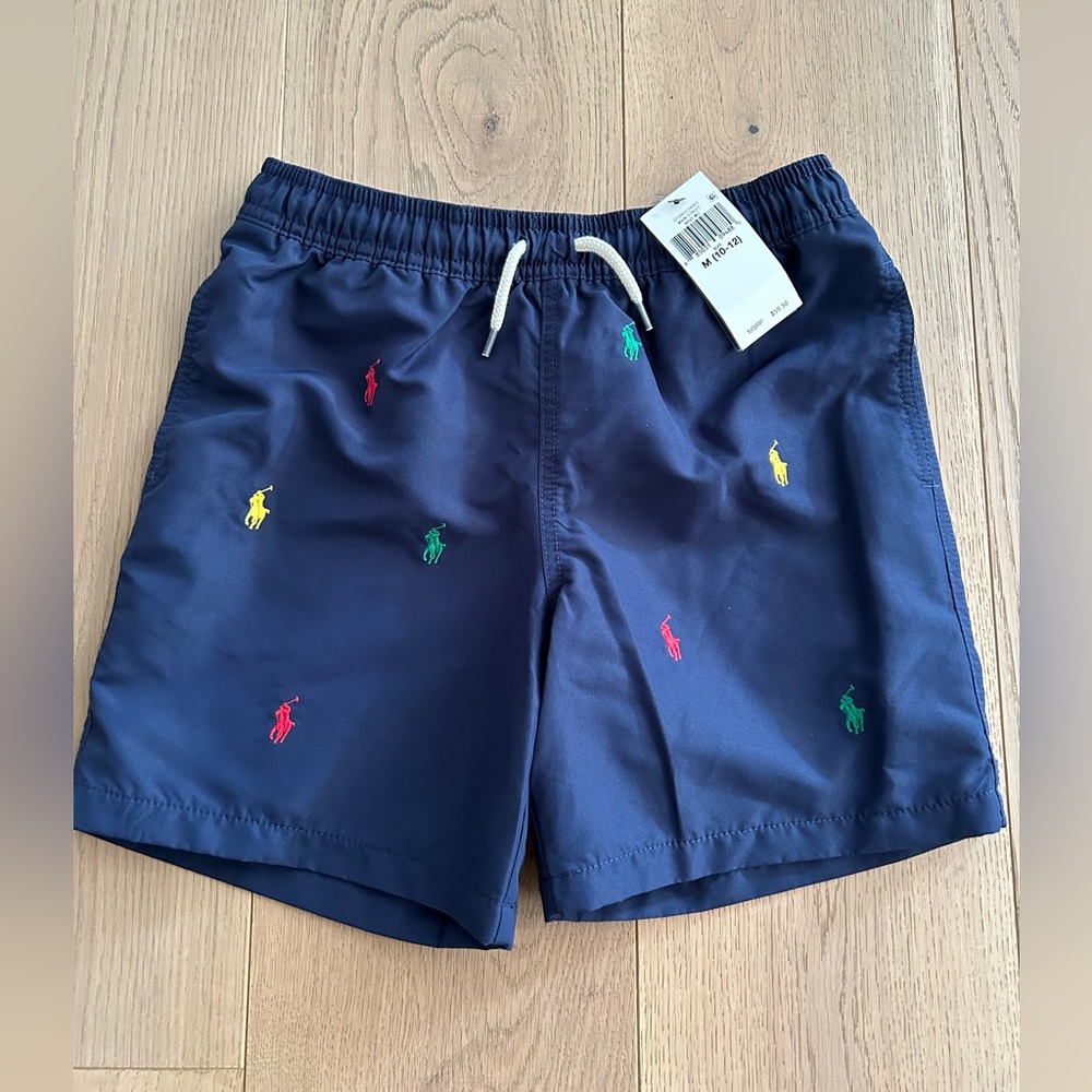 NWT Ralph Lauren Polo Bathing Suit Boys Size 10-12